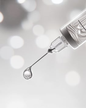 Syringe with Droplet